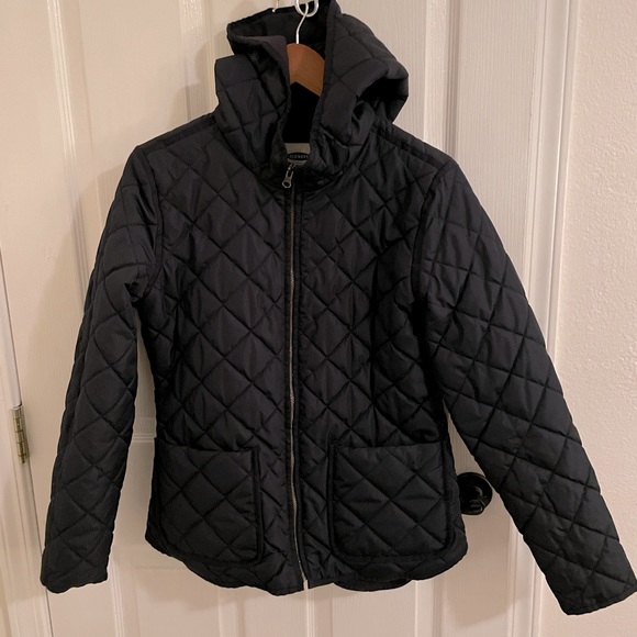 Ladies Old Navy quilted lightweight jacket in color navy blue, sz M, like new! - Picture 1 of 10
